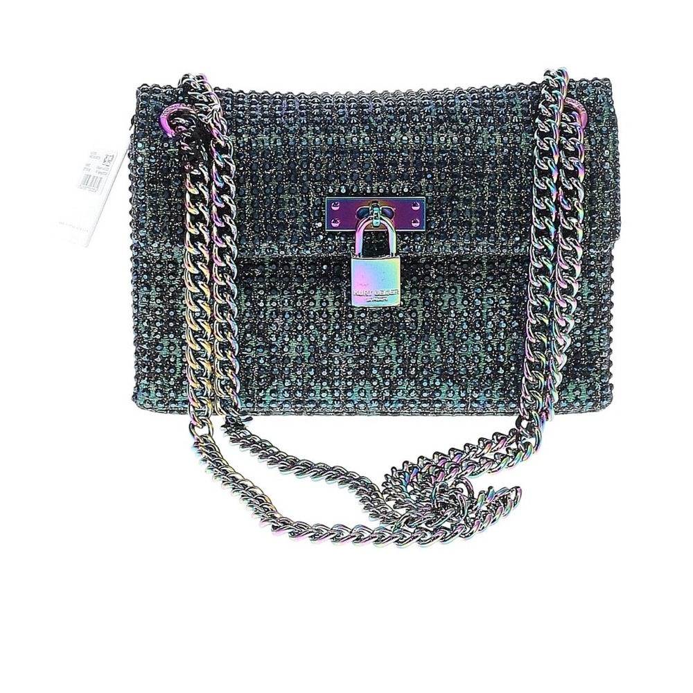 Kurt Geiger Silver Shoulder Bag with Chain Strap - Picture 6 of 8